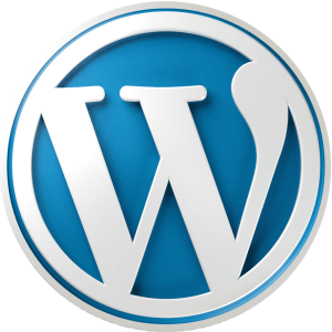 Wordpress Logo Blue
